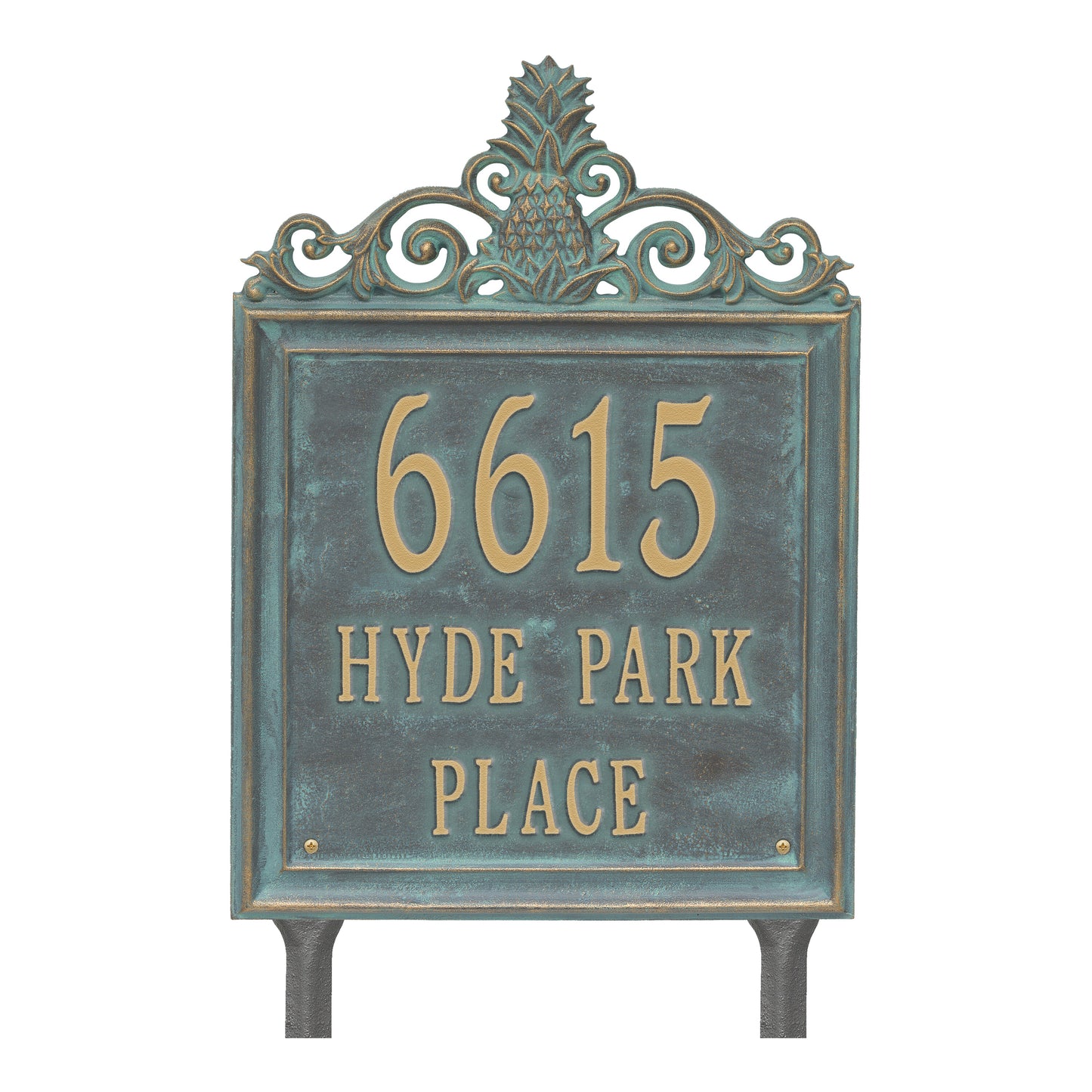 Whitehall Products Personalized Lanai Standard Wall Plaque Three Line Oil Rubbed Bronze