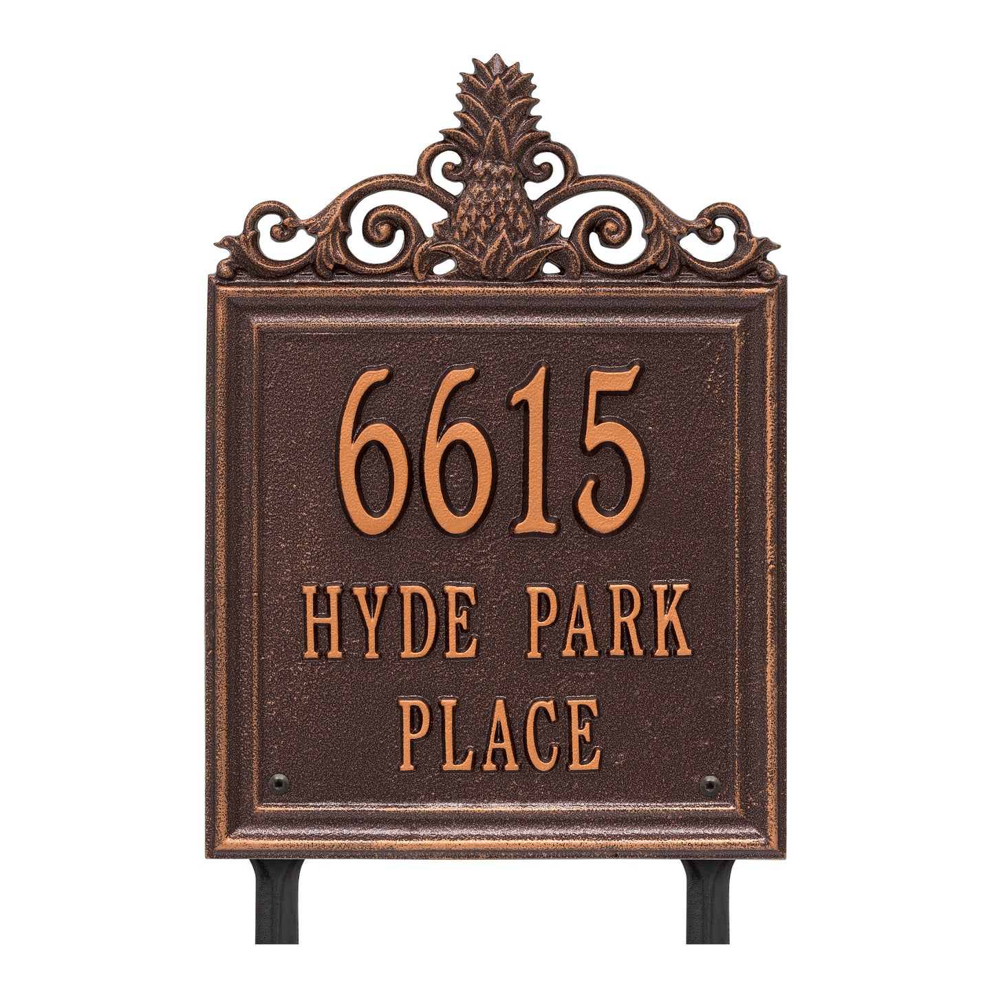 Whitehall Products Personalized Lanai Standard Lawn Plaque Three Line
