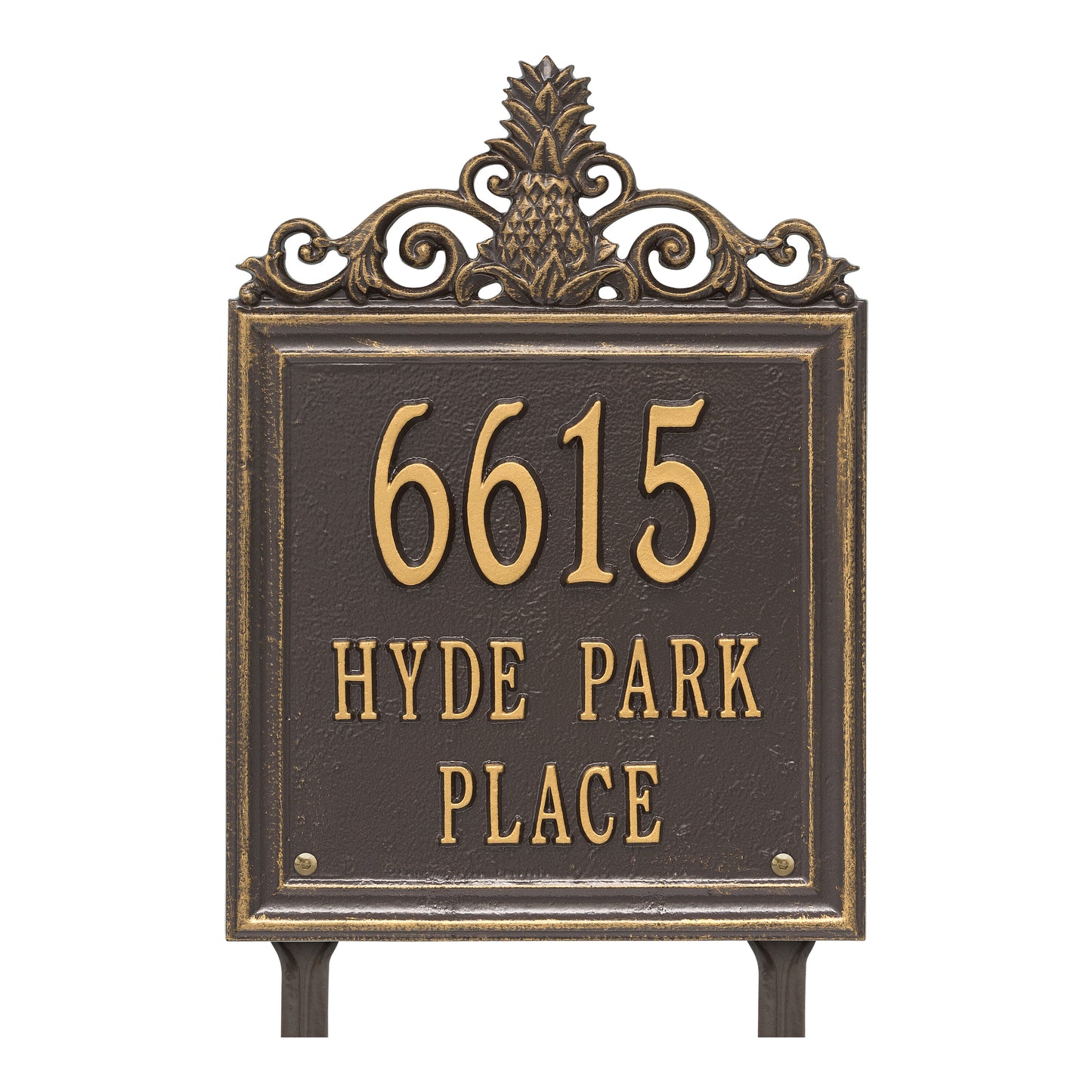 Whitehall Products Personalized Lanai Standard Lawn Plaque Three Line