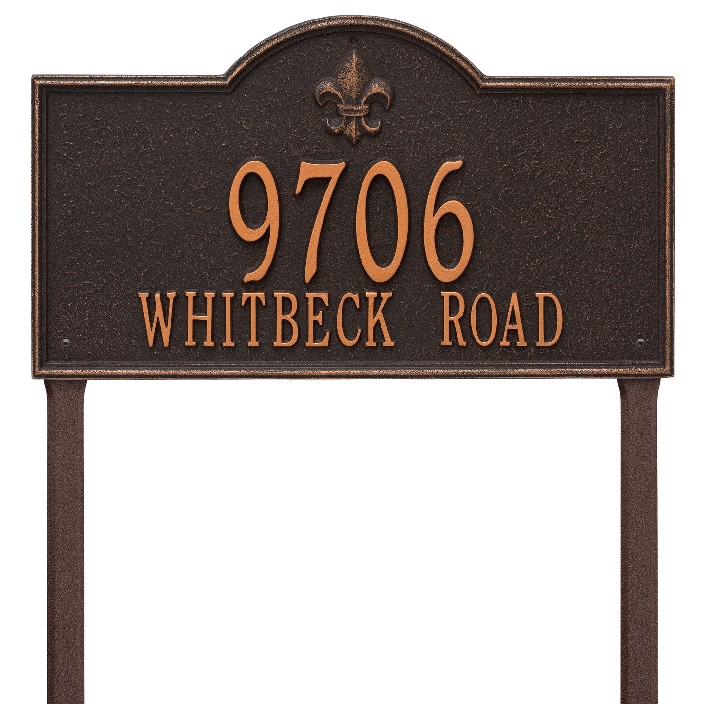 Whitehall Products Bayou Vista Estate Lawn Plaque Two Lines