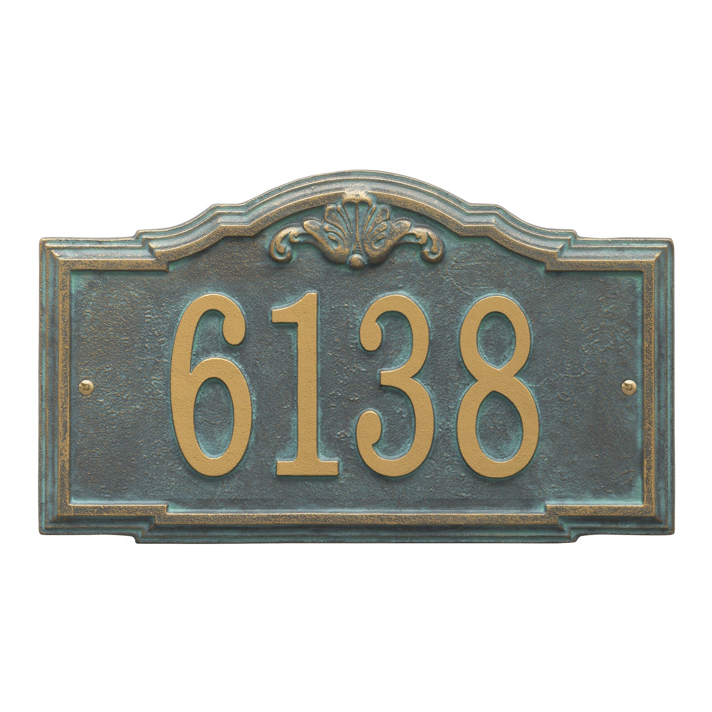 Whitehall Products Personalized Gatewood Standard Wall Plaque One Line Black/silver