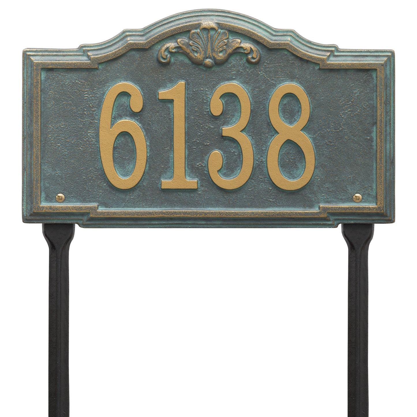 Whitehall Products Personalized Gatewood Standard Lawn Plaque One Line Oil Rubbed Bronze