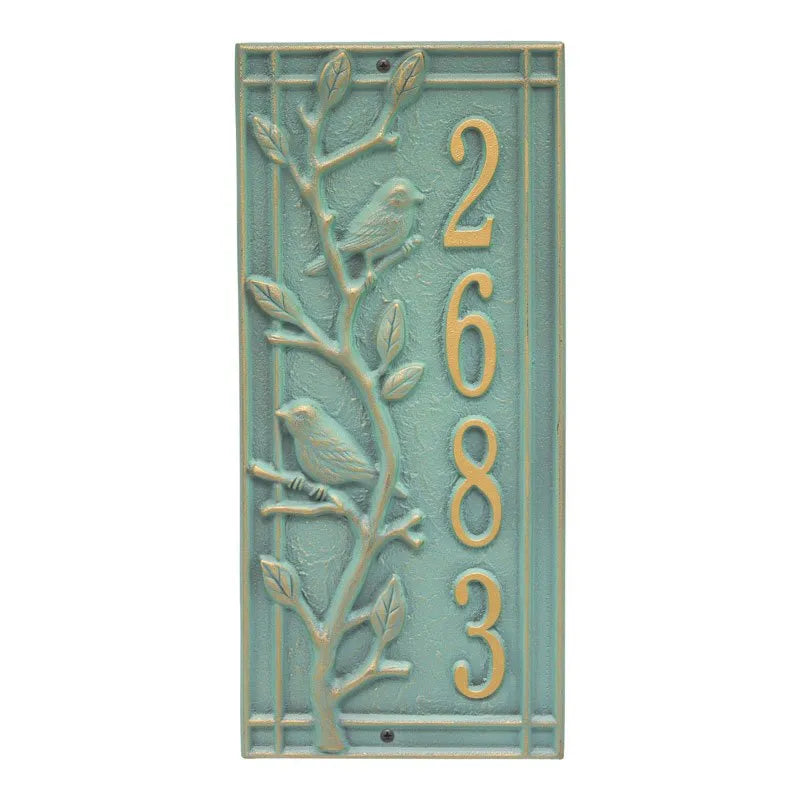 Whitehall Products Personalized Woodridge Vertical Wall Plaque One Line Oil Rubbed Bronze