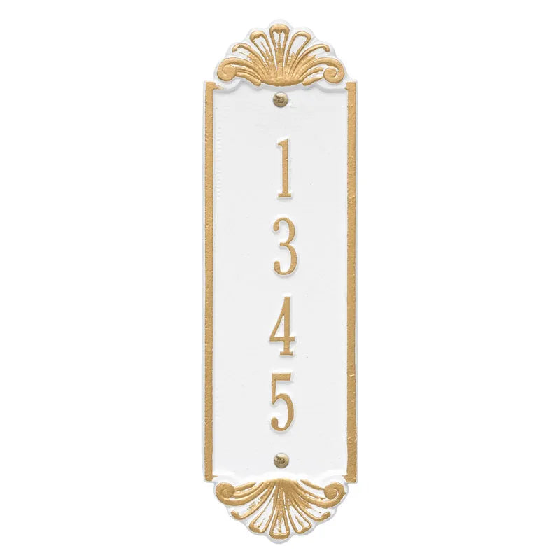 Whitehall Products Personalized Shell Vertical 12 Wall Plaque One Line