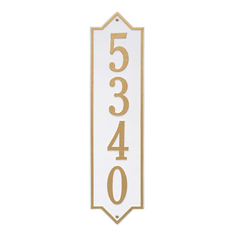 Whitehall Products Personalized Norfolk Vertical Estate Wall Plaque One Line