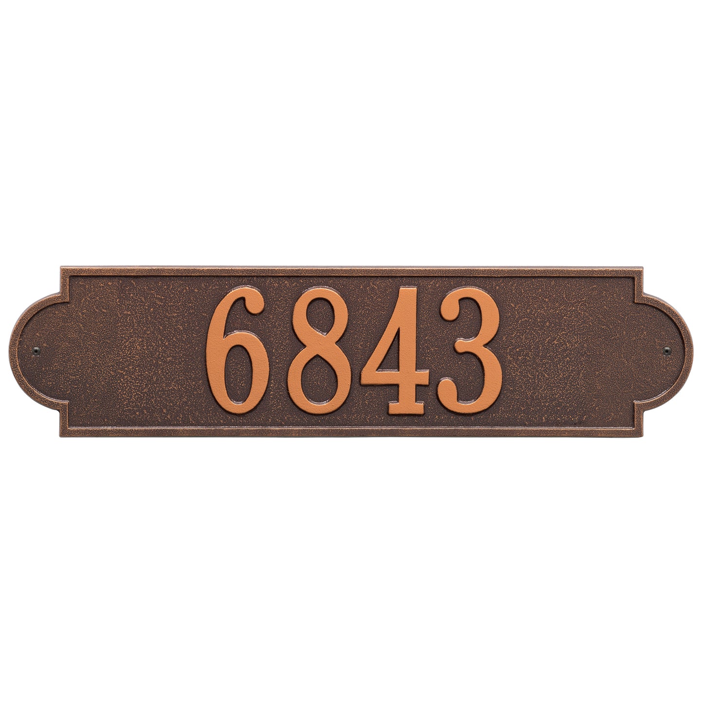 Whitehall Products Personalized Richmond Estate Wall Plaque One Line Red/gold