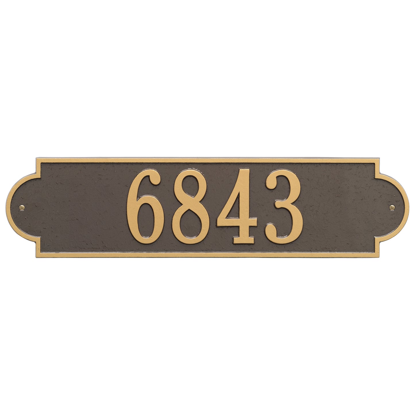 Whitehall Products Personalized Richmond Estate Wall Plaque One Line
