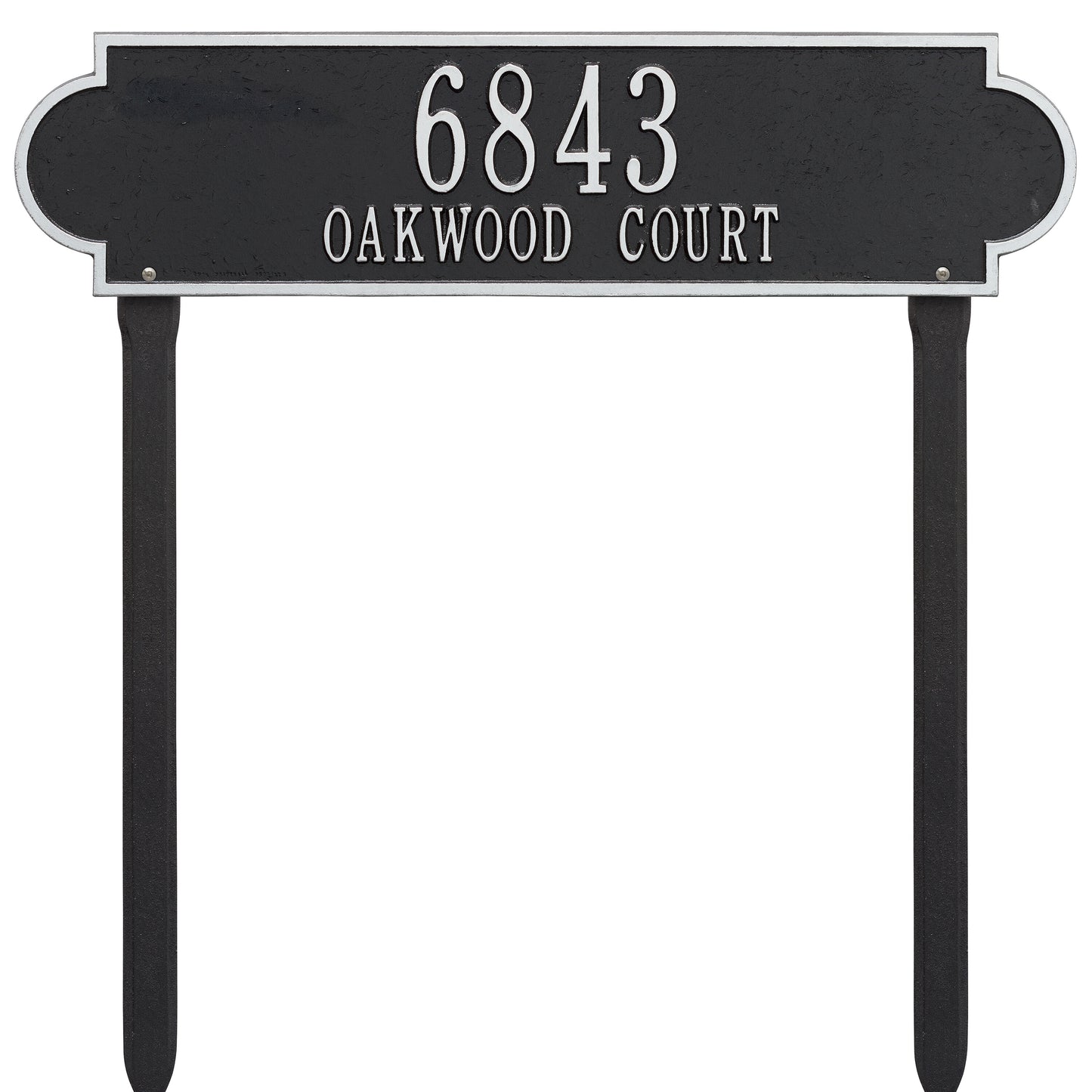 Whitehall Products Personalized Richmond Estate Lawn Plaque Two Line Bronze/gold