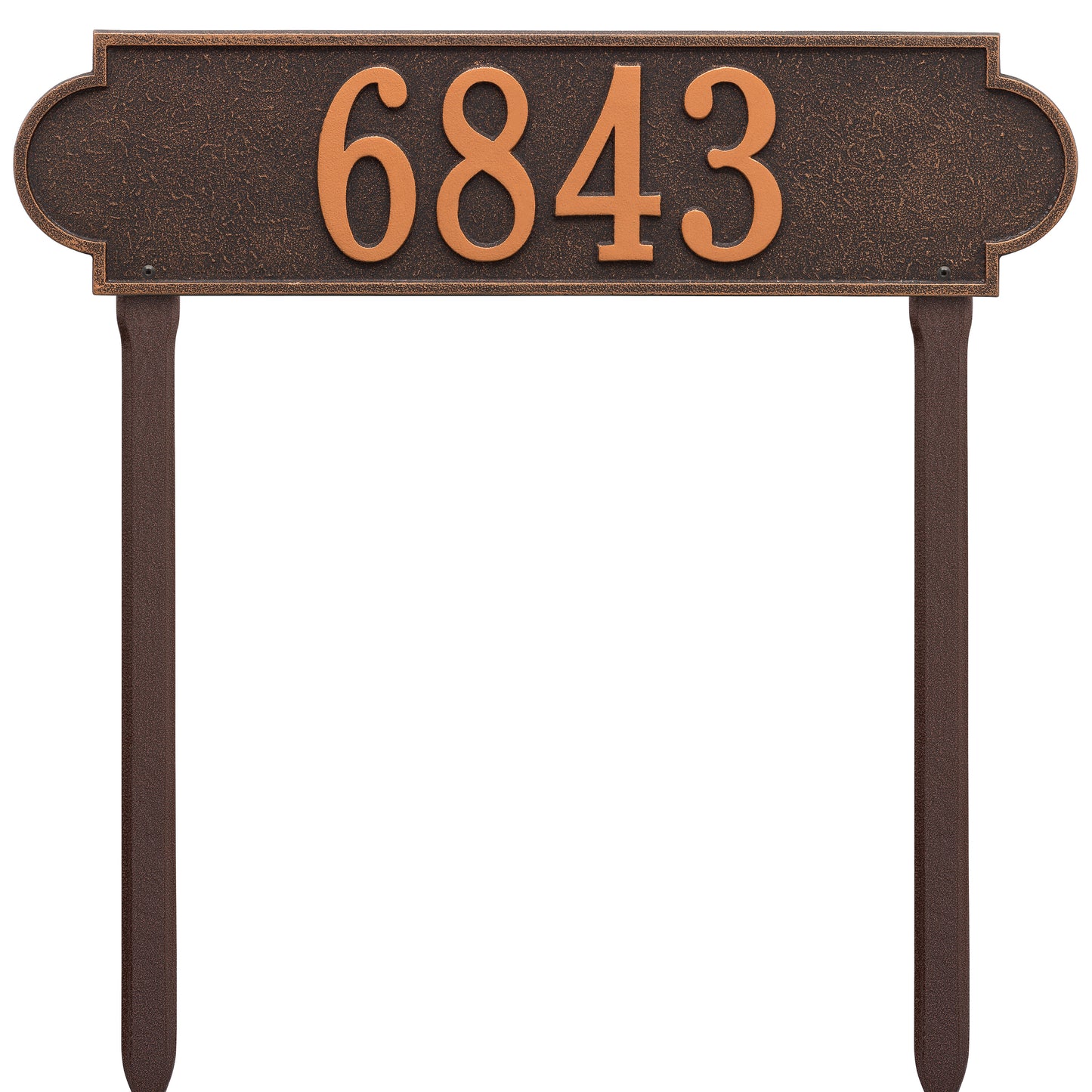 Whitehall Products Personalized Richmond Estate Lawn Plaque One Line Bronze/gold