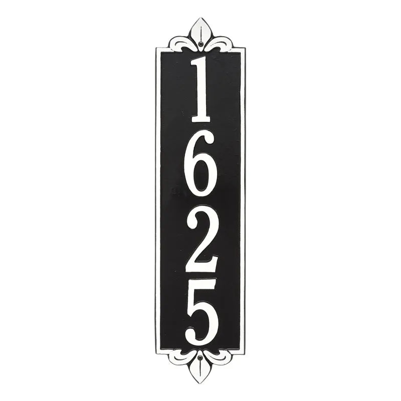 Whitehall Products Personalized Lyon Vertical Estate Wall Plaque One Line Green/gold