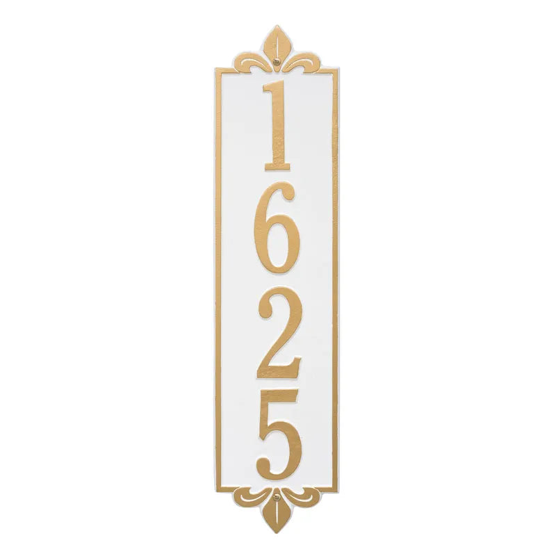 Whitehall Products Personalized Lyon Vertical Estate Wall Plaque One Line