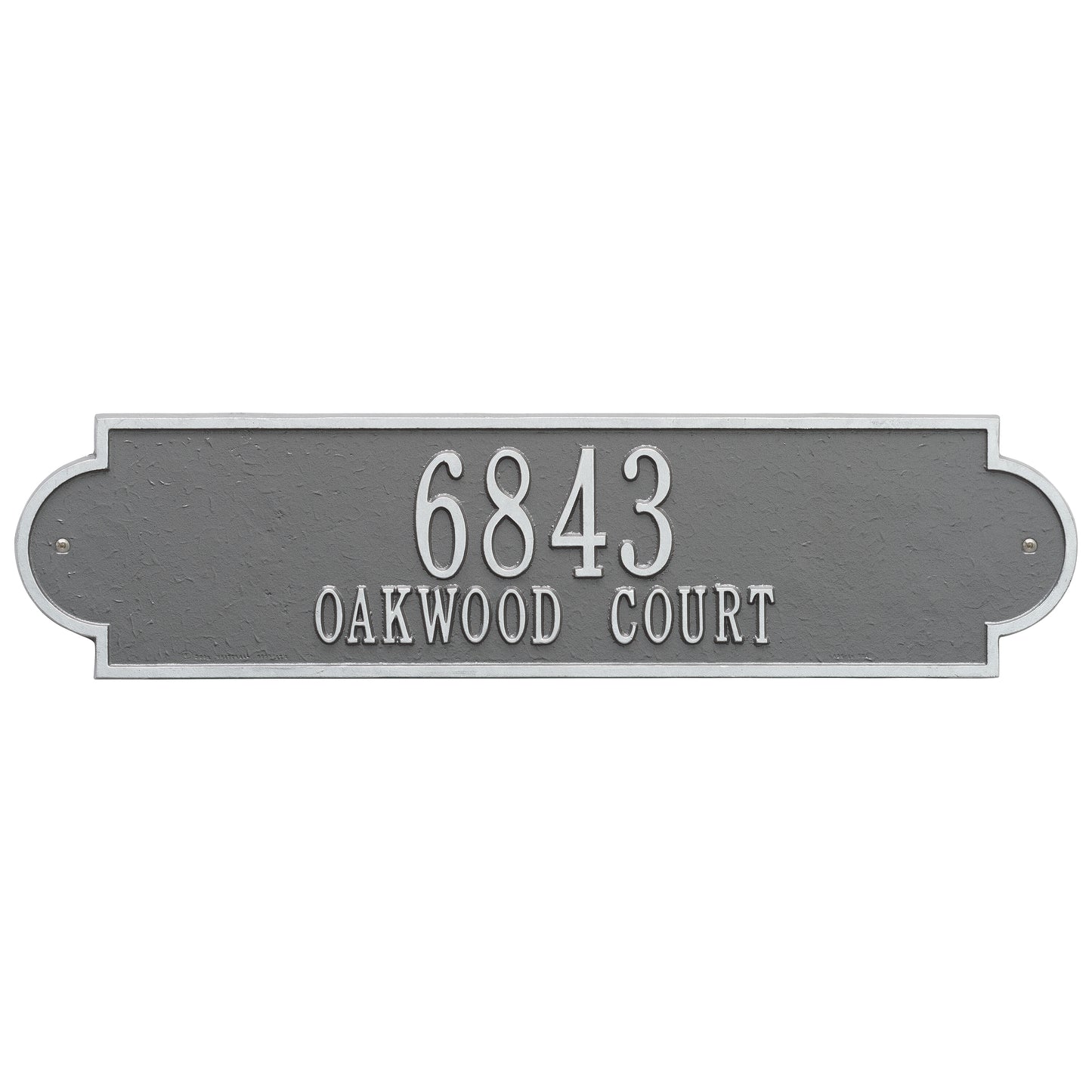 Whitehall Products Personalized Richmond Estate Wall Plaque Two Line Red/gold