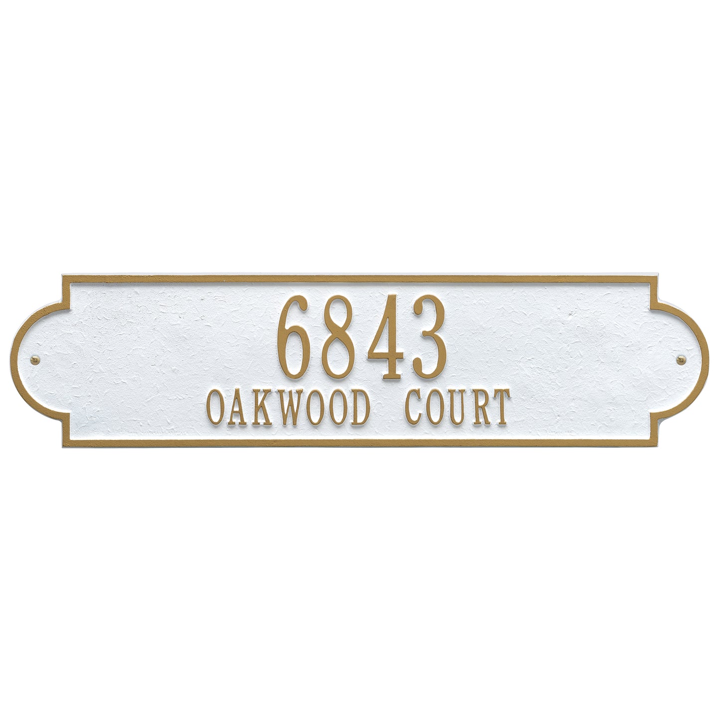 Whitehall Products Personalized Richmond Estate Wall Plaque Two Line