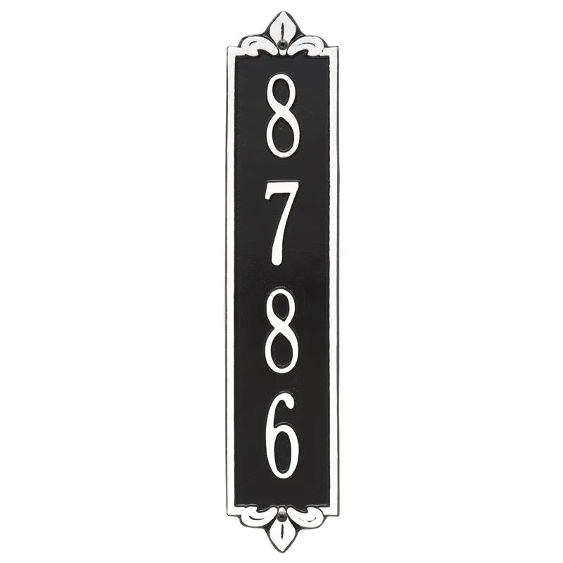 Whitehall Products Personalized Lyon Vertical Wall Plaque One Line Bronze/gold