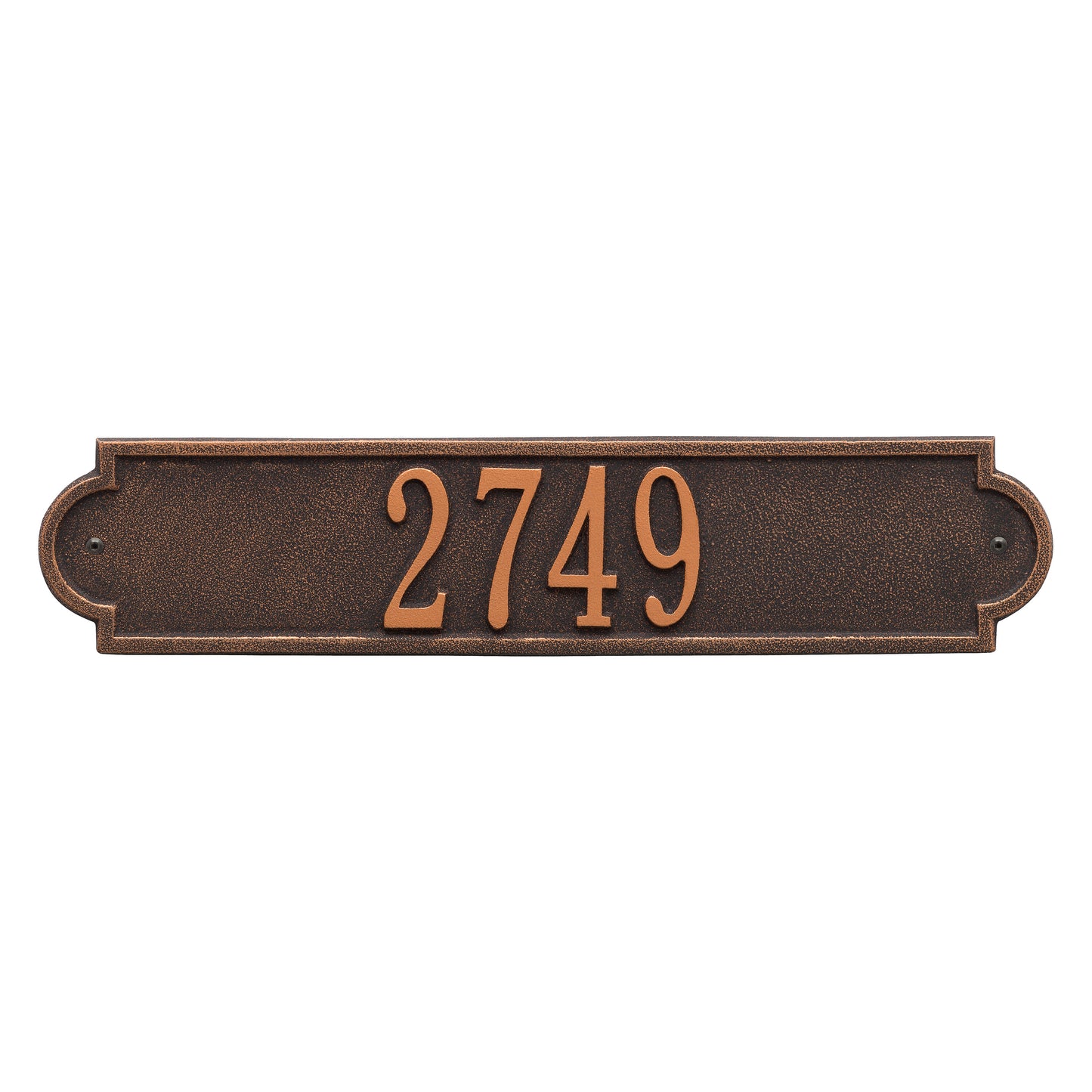 Whitehall Products Personalized Richmond Horizontal Standard Wall Plaque One Line Red/gold