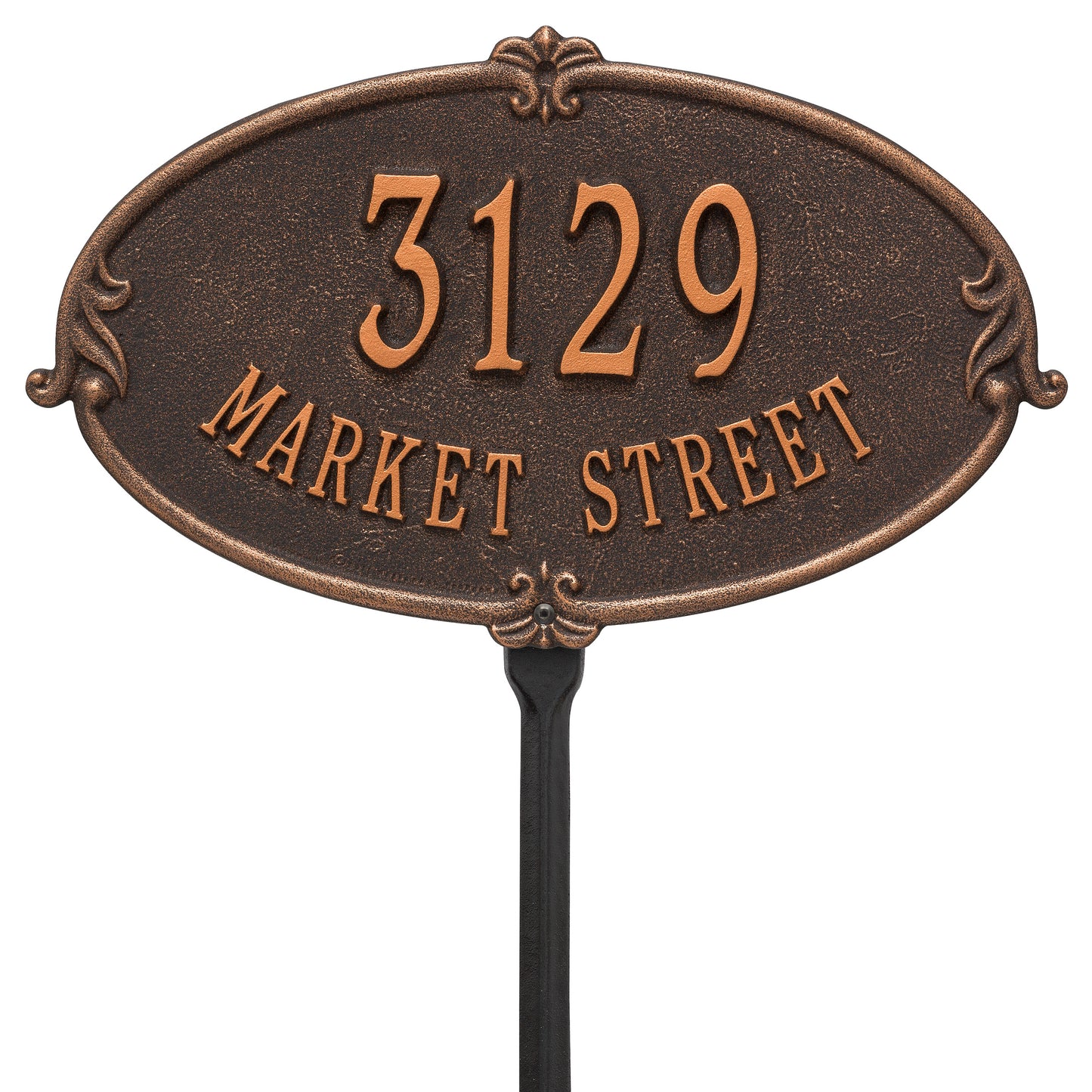 Whitehall Products Personalized Montecarlo Standard Lawn Plaque Two Line Bronze/gold
