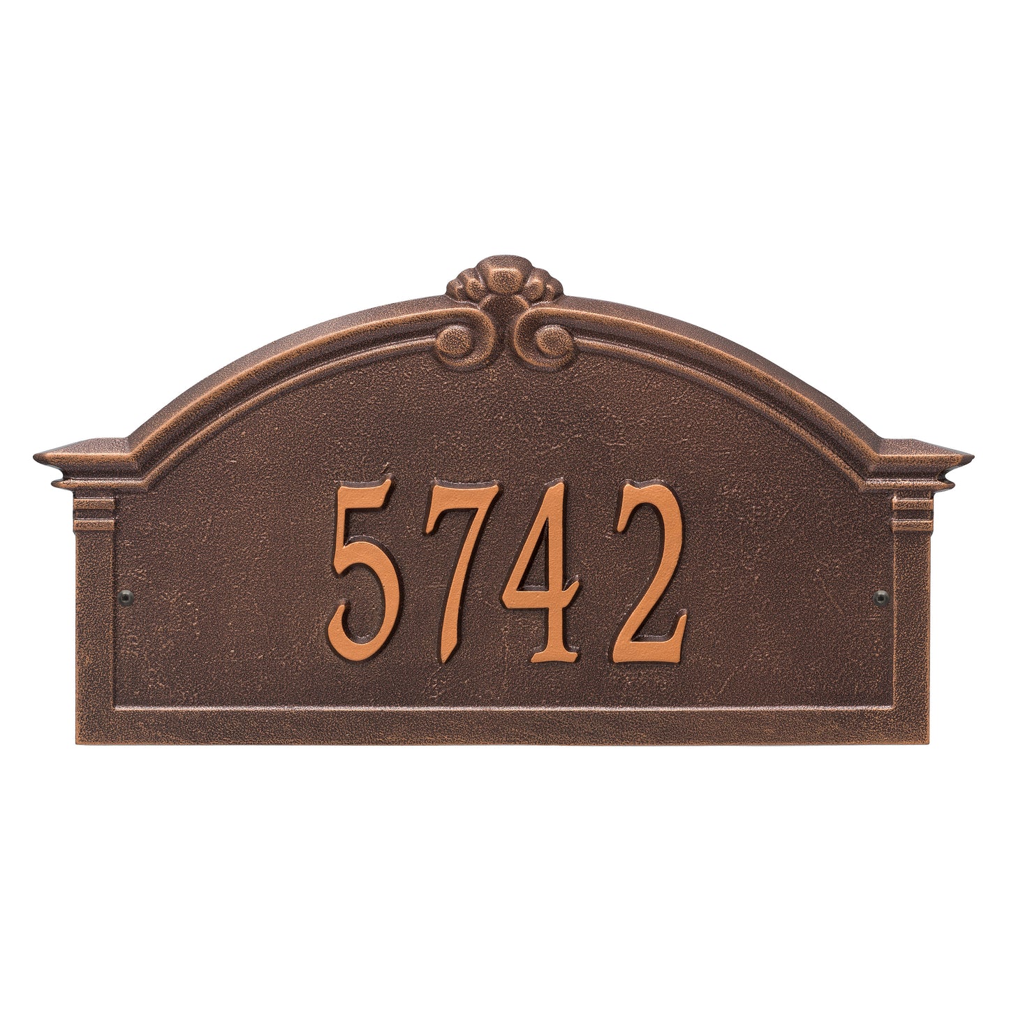 Whitehall Products Personalized Roselyn Arch Grande Wall Plaque One Line Black/gold
