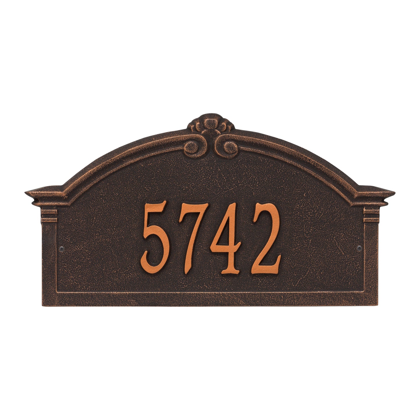 Whitehall Products Personalized Roselyn Arch Grande Wall Plaque One Line Bronze/gold