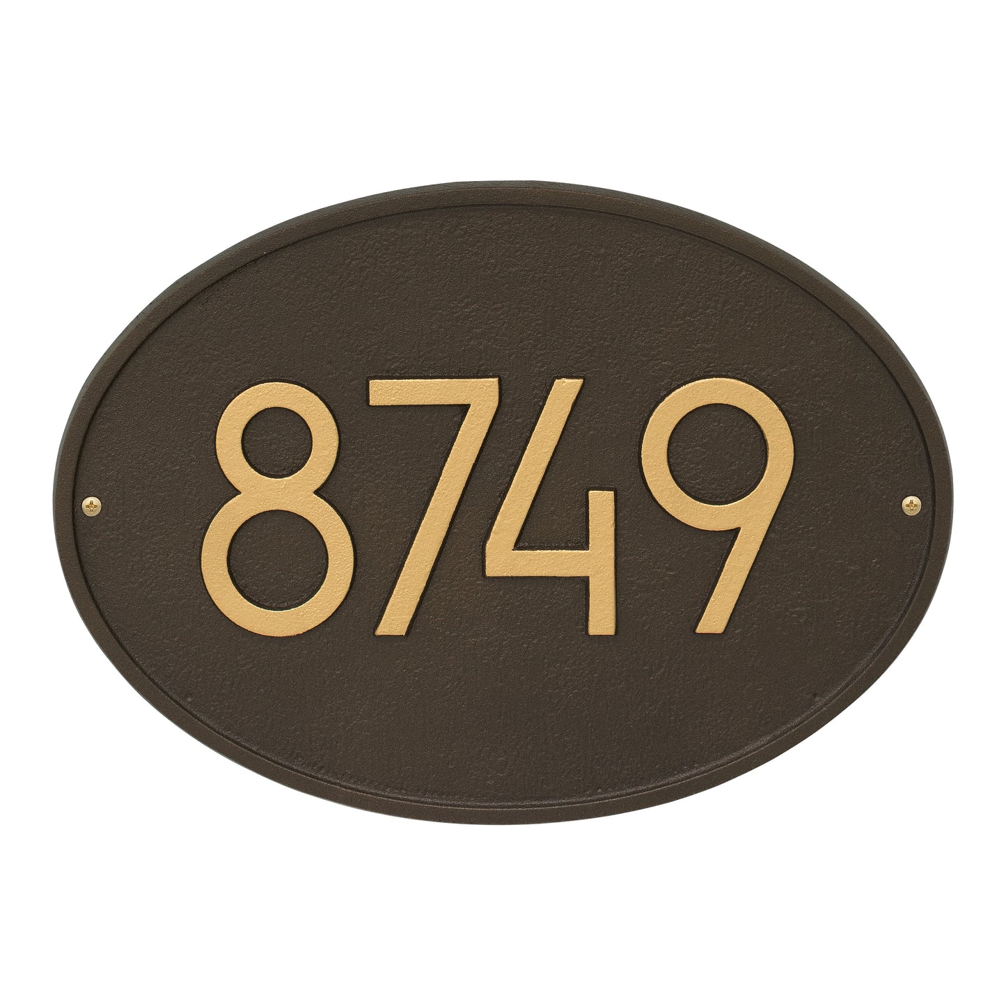 Whitehall Products Hawthorn Modern Address Plaque 1 Line