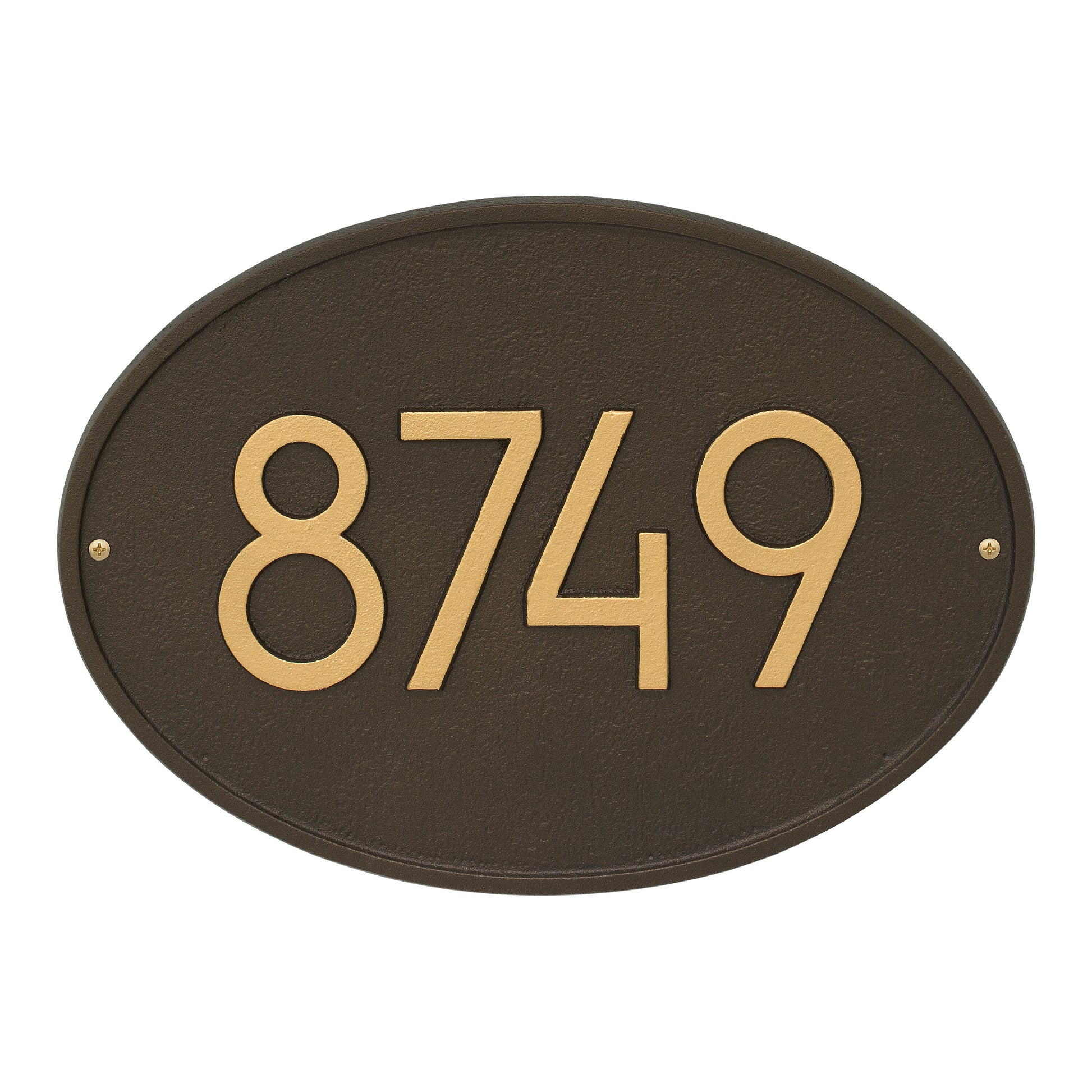 Whitehall Products Hawthorn Modern Address Plaque 1 Line