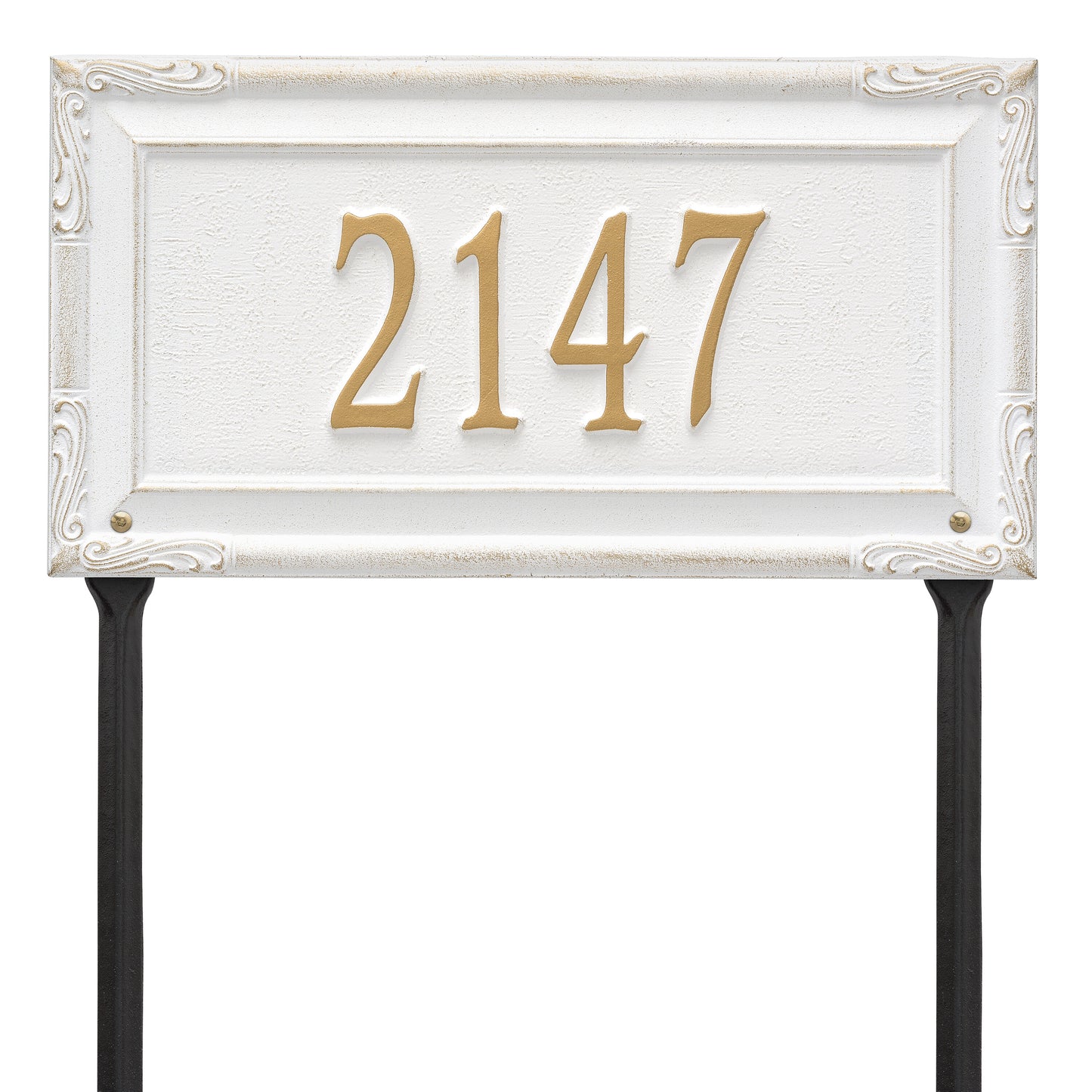 Whitehall Products Personalized Gardengate Grande Lawn Plaque One Line