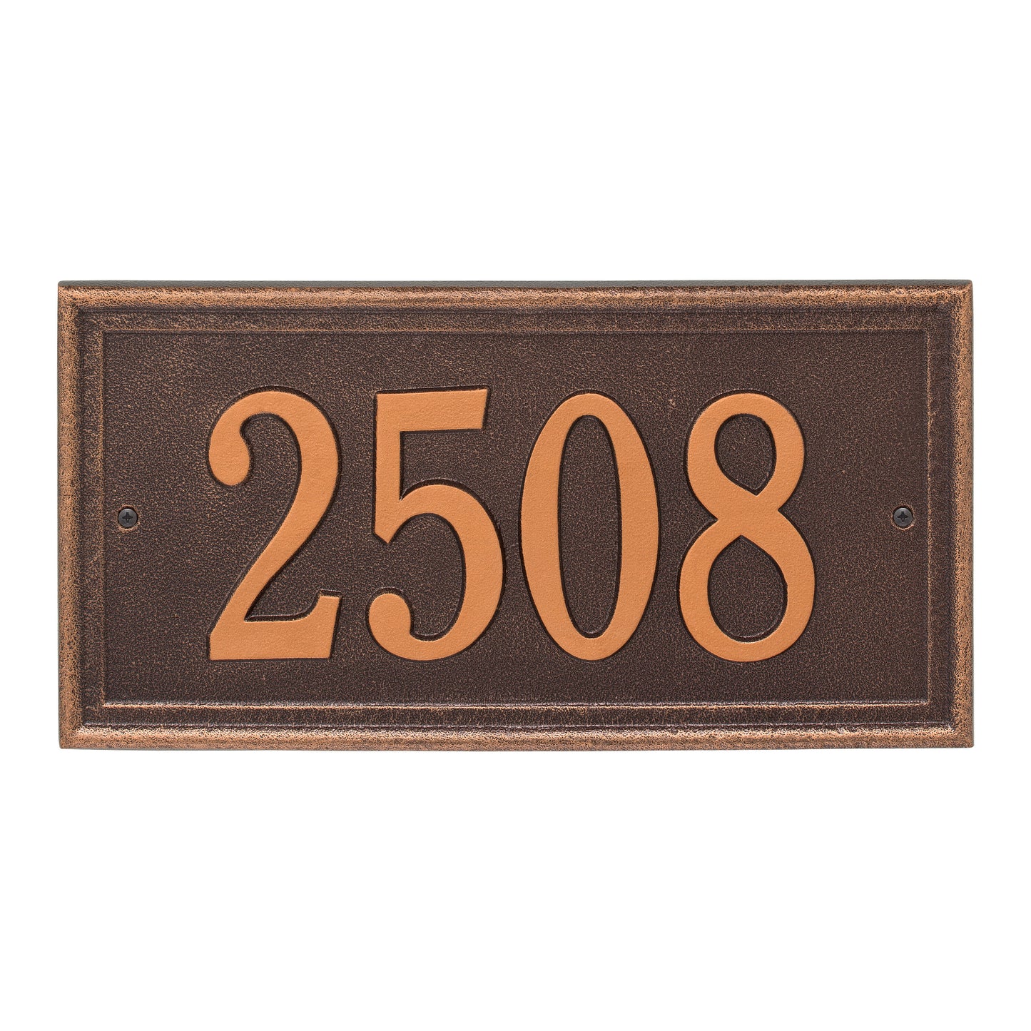 Whitehall Products Personalized Masons Rectangle Standard Plaque One Line Black/gold