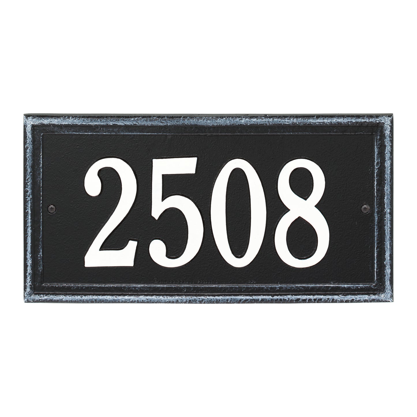 Whitehall Products Personalized Masons Rectangle Standard Plaque One Line French Country Stone
