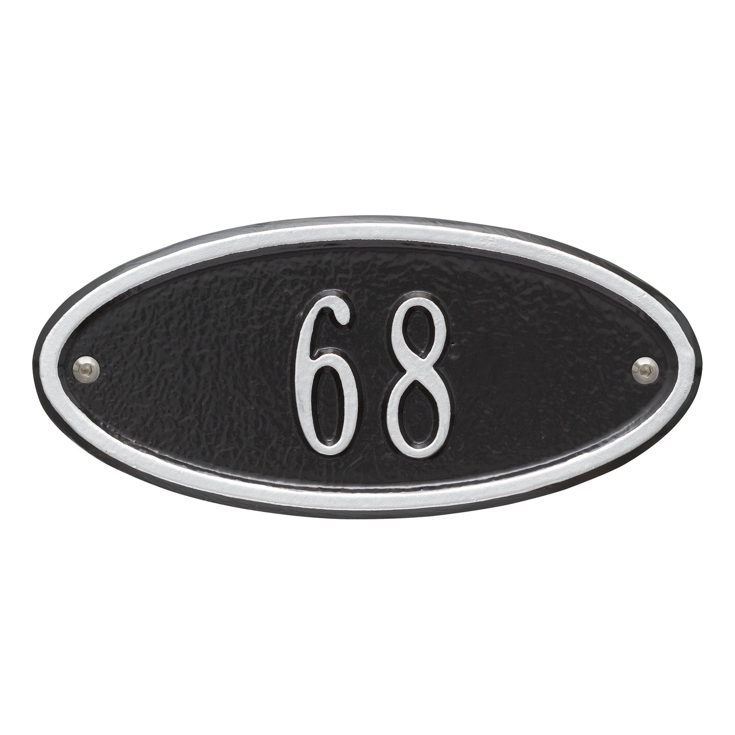 Madison Oval Petite Wall Address Plaque - One Line