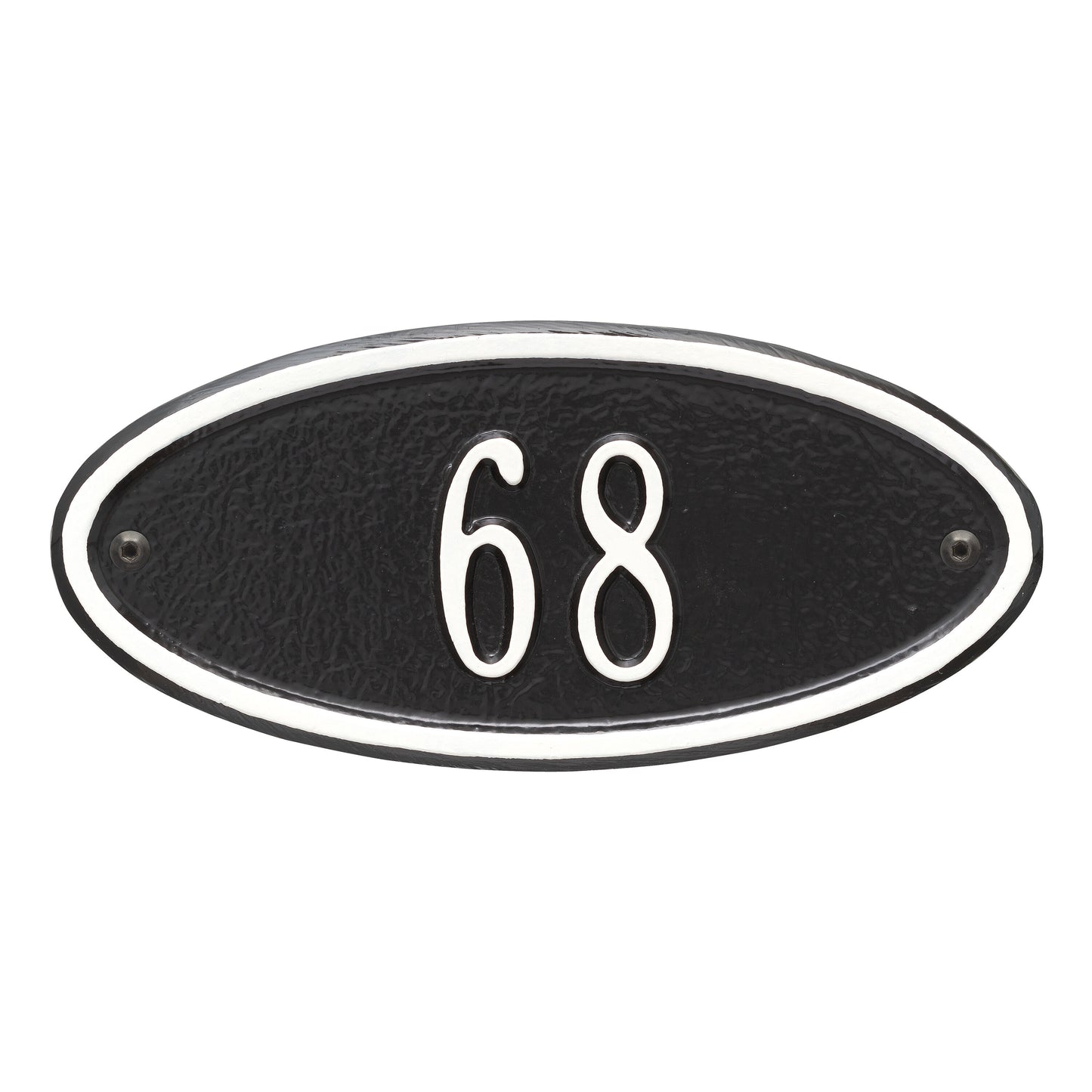 Madison Oval Petite Wall Address Plaque - One Line