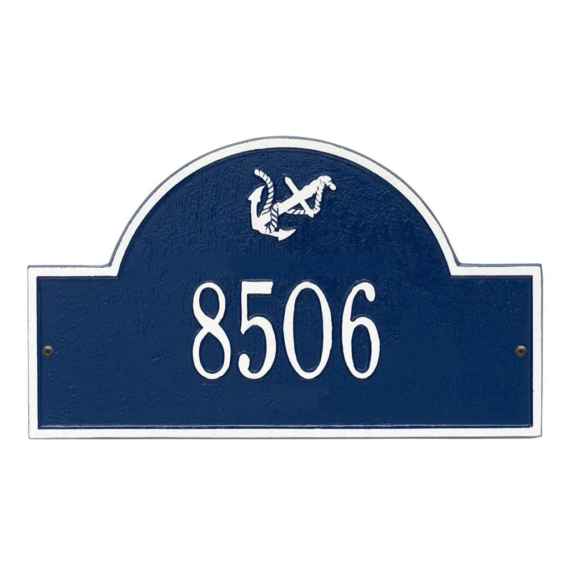 Whitehall Products Personalized Anchor Arch Plaque One Line Bronze/gold