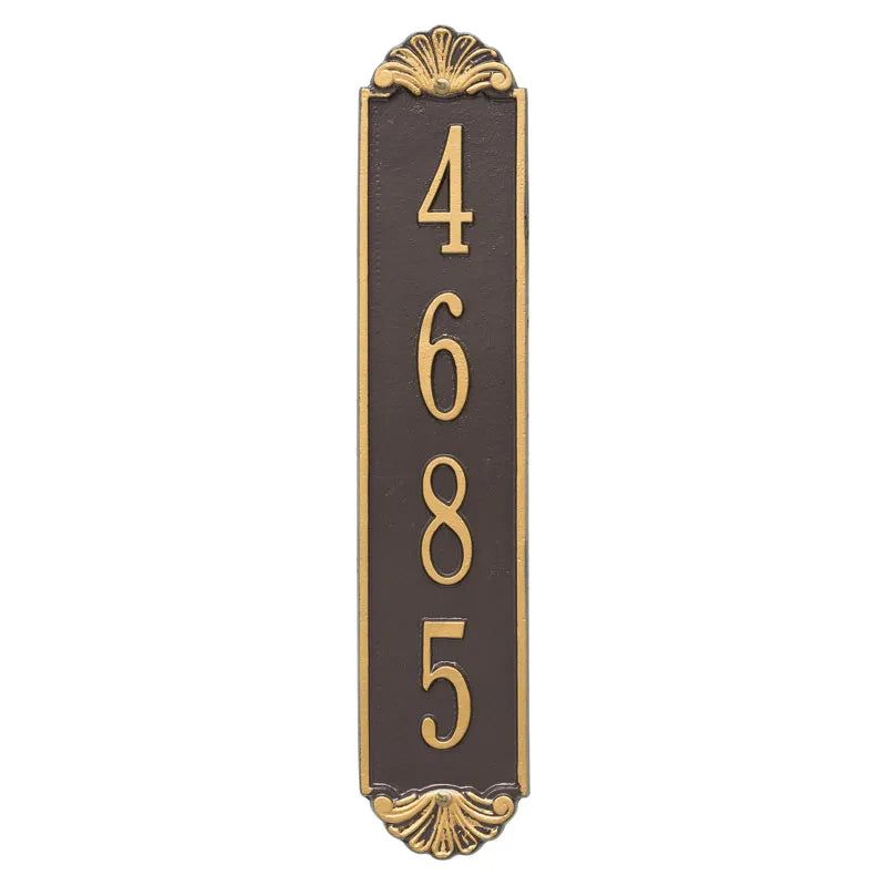 Whitehall Products Personalized Shell Vertical Wall Plaque One Line