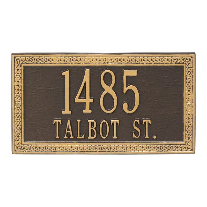 Whitehall Products Celtic Cornerstone Plaque Two Lines