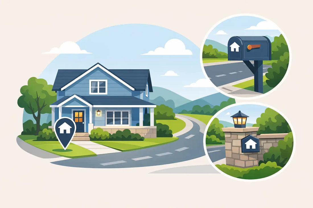 Where to Place House Marker for Clear Visibility