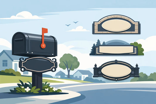 Decorative Mailbox Address Markers That Fit