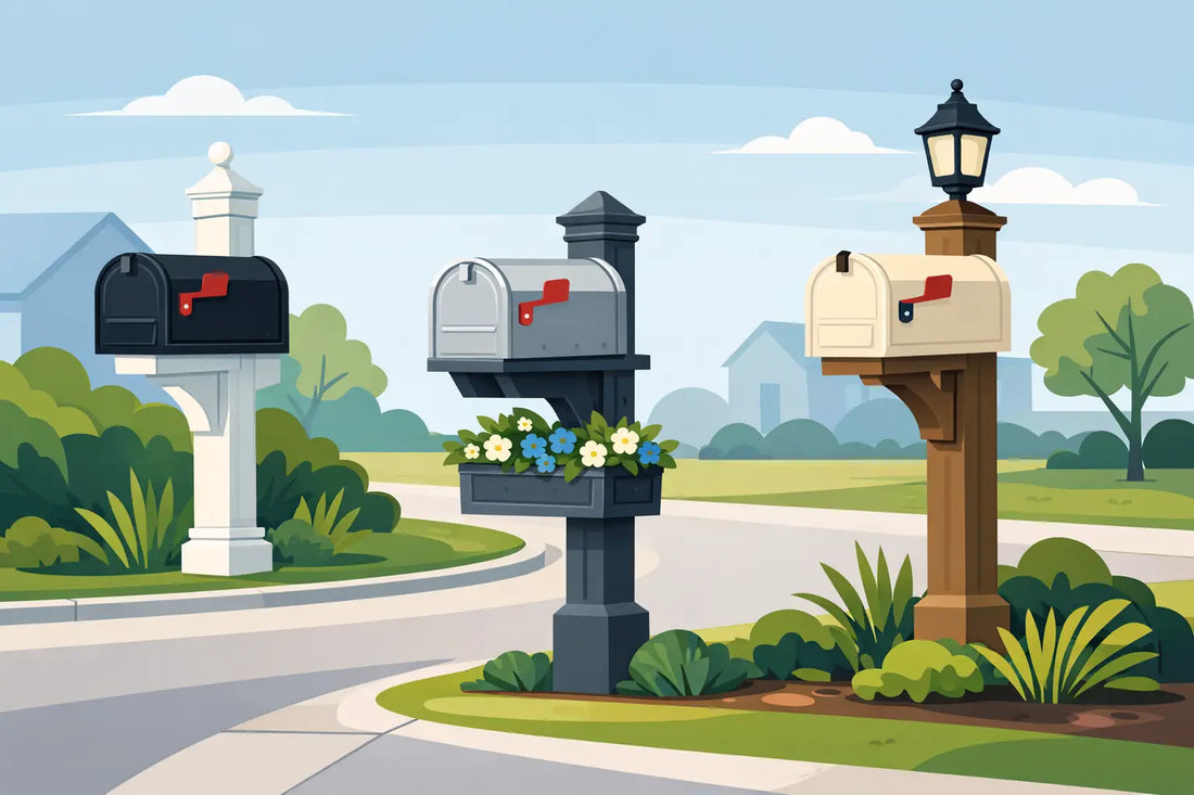 Decorative Mailbox Post Kits for Better Curb Appeal