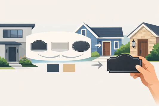 How to Match an Address Plaque to Your Home