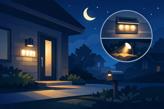 How to Display House Numbers at Night Clearly