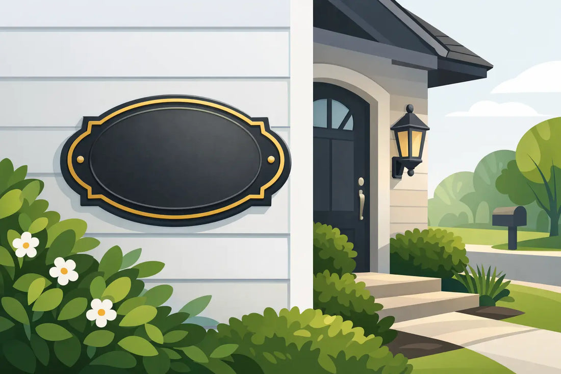 Whitehall Address Plaques for Lasting Curb Appeal