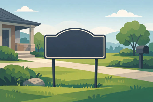 Choosing a Yard Address Sign With Stake