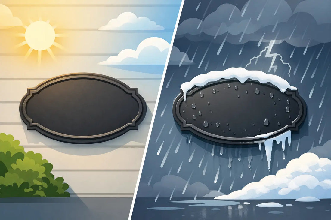 Are Address Plaques Weatherproof?