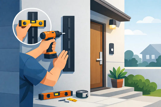 How to Install a Vertical Address Plaque Properly