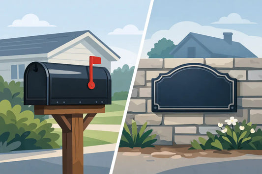 Mailbox Cover vs Address Plaque: Which Fits?
