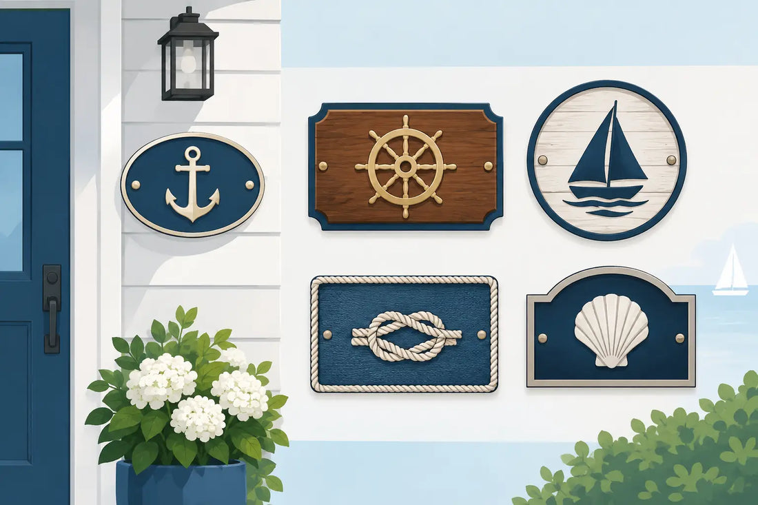 Best Nautical Address Plaque Styles for Curb Appeal