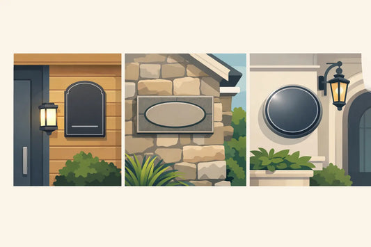 Custom House Number Plaques That Fit Your Home