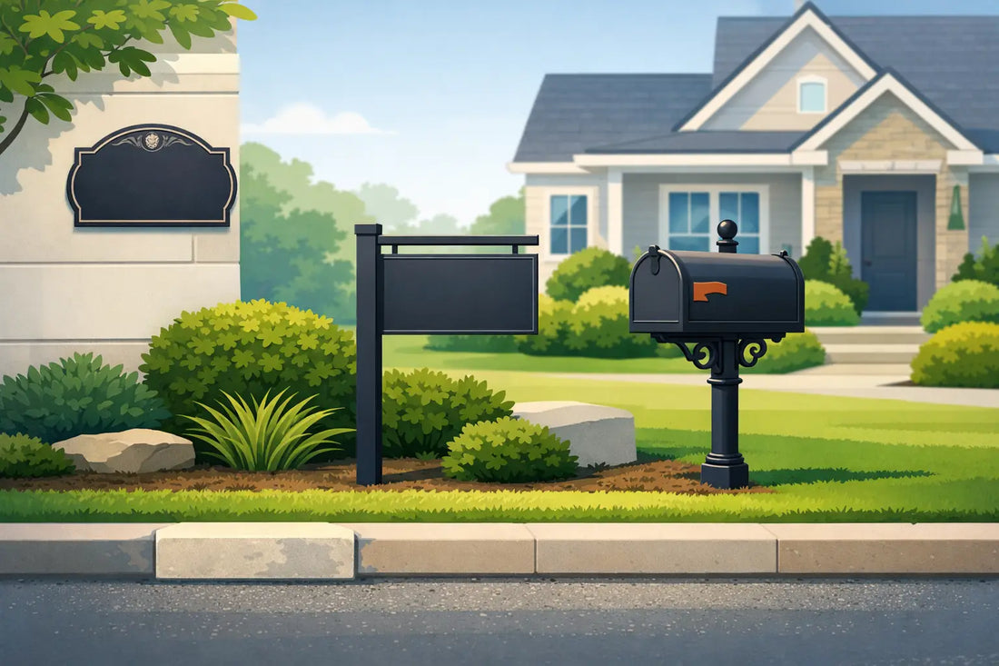 Personalized Address Marker Guide for Curb Appeal