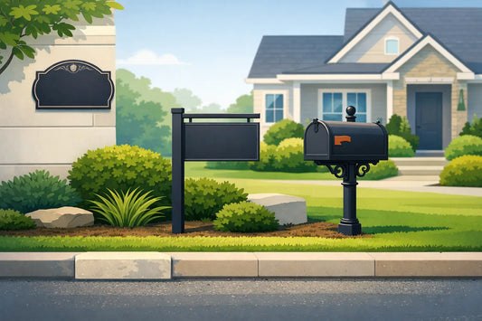 Personalized Address Marker Guide for Curb Appeal