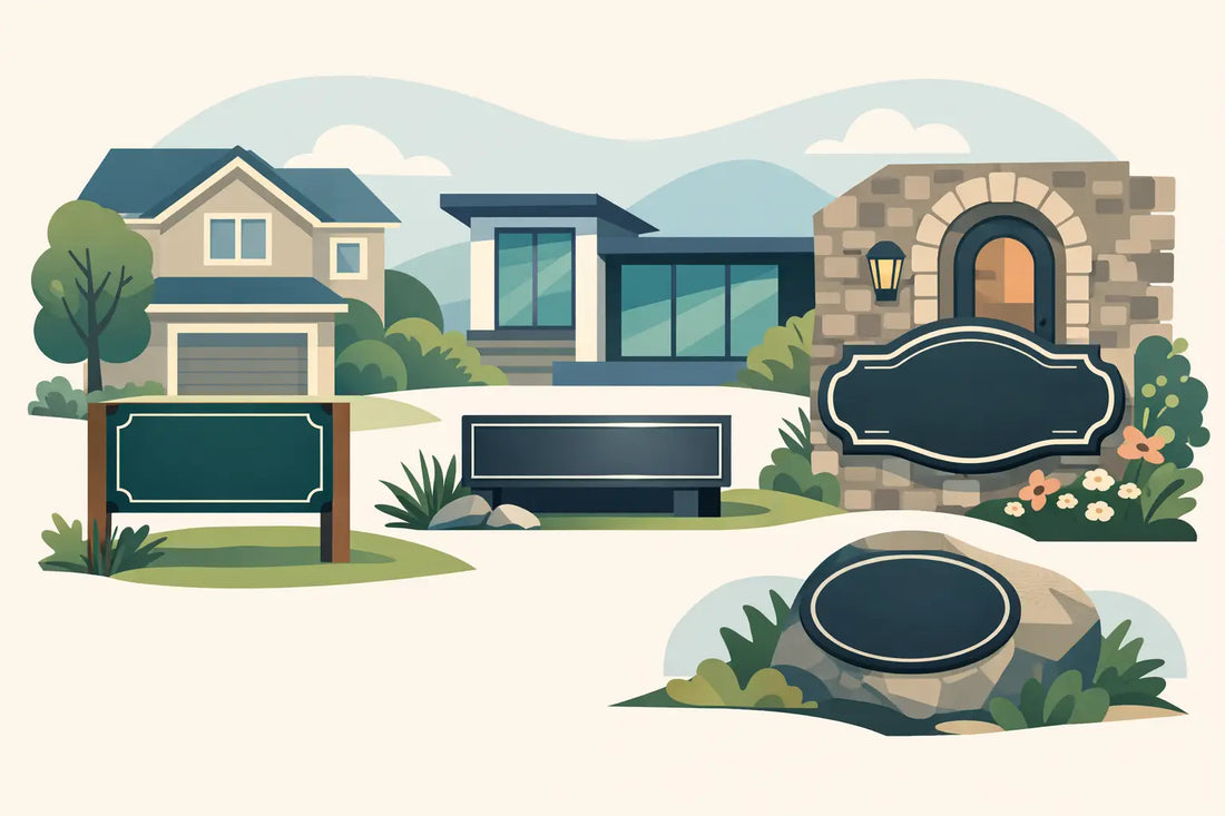 Personalized Address Signs That Fit Your Home