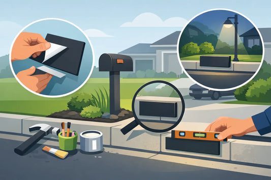 How to Install Curbside Address Numbers Clearly