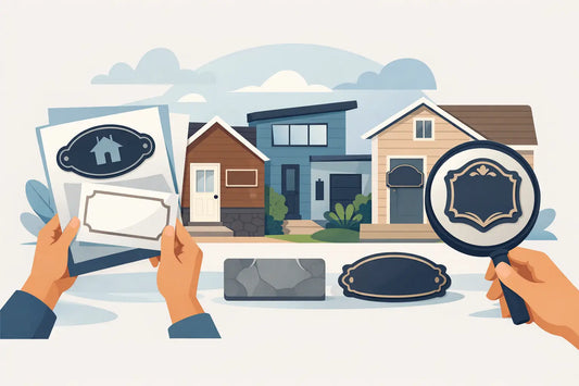 Choosing Personalized Address Plaques for House