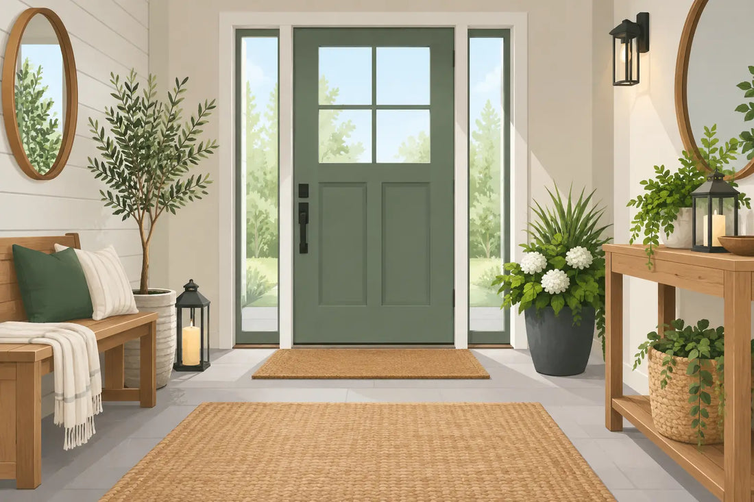 7 Ways to Design an Entryway With Outdoor Accents